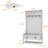 34.3 " Wide Hall Tree with Drawers and Shoe Storage-1666490361