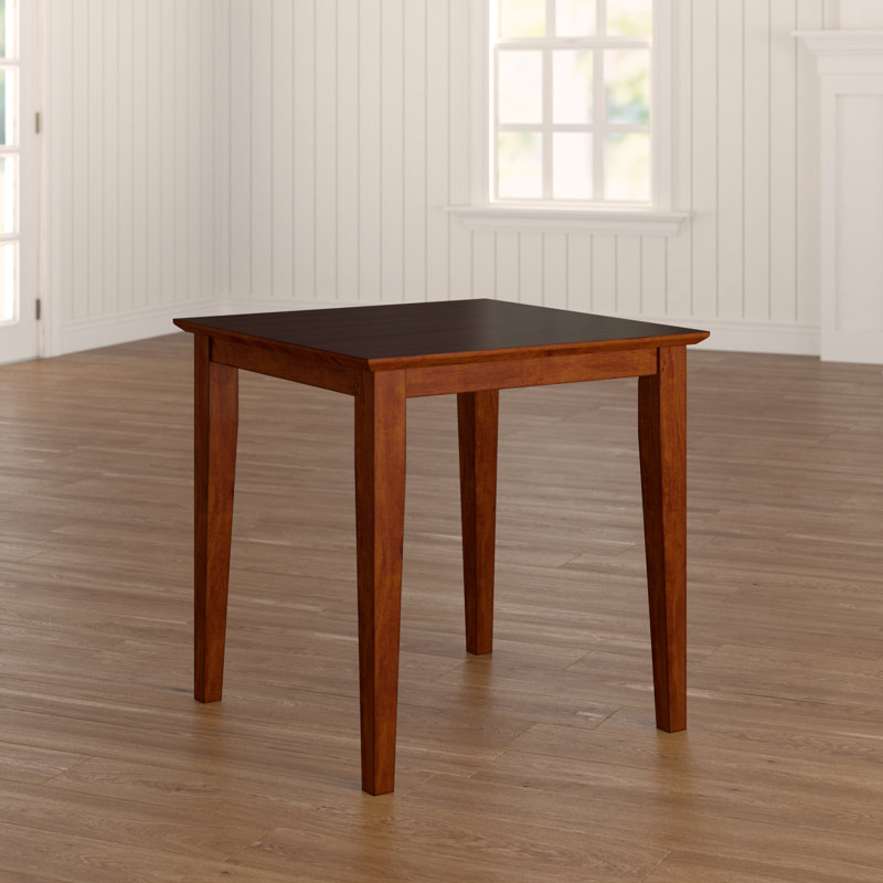 Calumet Heimann Solid Wood Dining Table, 30" H x 30" L x 30" W, Espresso