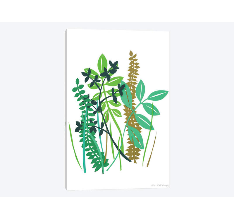 «Hedge Row III» par Alicia Ludwig, impression sur toile tendue, H 12 po x l 8 po x P 0,75 po, Toile tendue, Pas de tapis