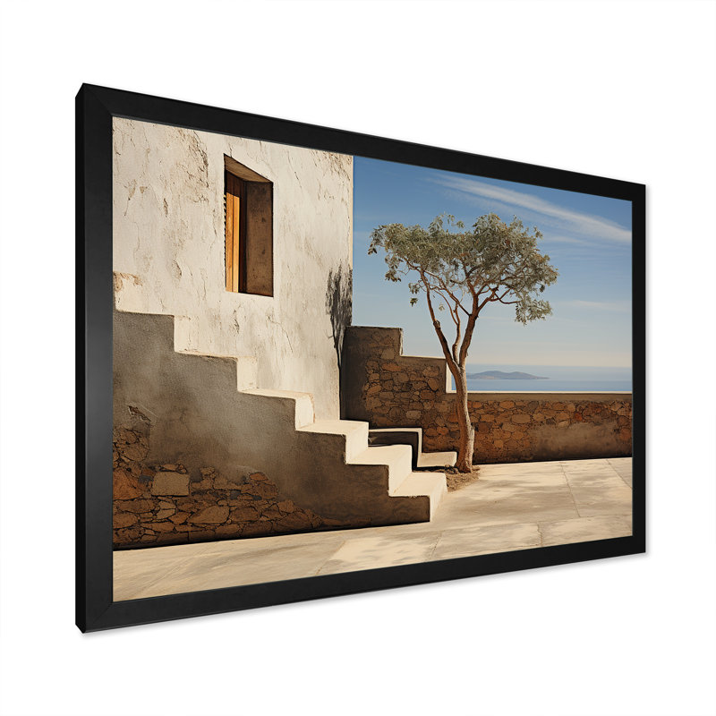 Entrepôt de minimalisme, impression sur toile, Cadre simple noir, H 16 po x l 32 po x P 1 po