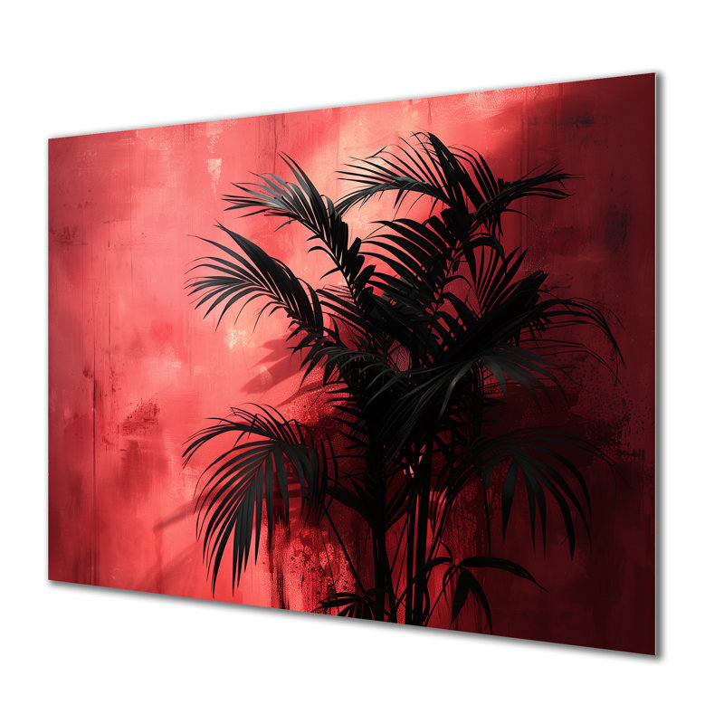 Kayenta - palmiers et palmiers, art mural, Sans cadre, H 24 po x l 32 po