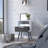 Nightstand, Superior Top, One Open Shelf, One Drawer, Four Legs -Smokey Oak / White