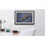 Streetart Two Feathers - Single Picture Frame Print-1415416563