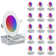 4Inch Slim LED Smart WIFI RGB Recessed Ceiling Light w/Junction Box, 10W No Hub required