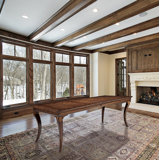 Mylah Extendable Cherry Solid Wood Dining Table