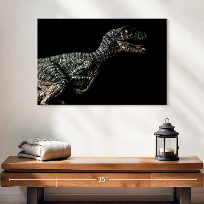 Velociraptor vicieuse, H 16 po x l 24 po