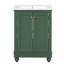 Meuble-lavabo moderne avec rangement à fermeture en douceur et tablette réglable-129424050