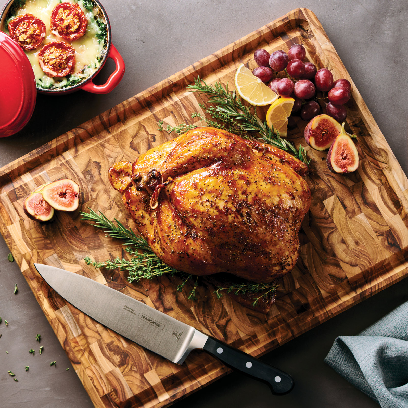 Tramontina Teak End-Grain Chopping Board