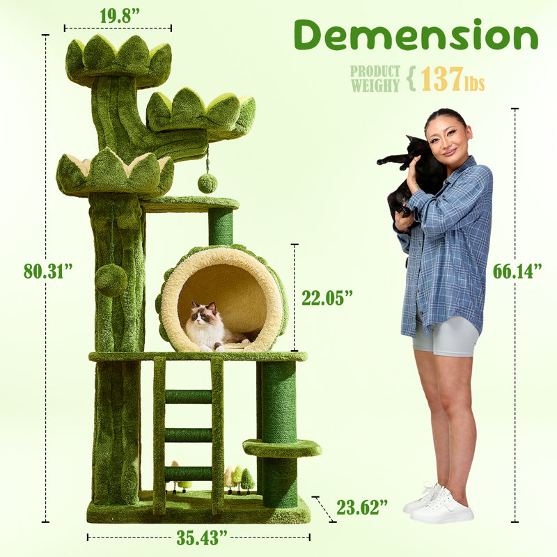 204cm H Cat Tree