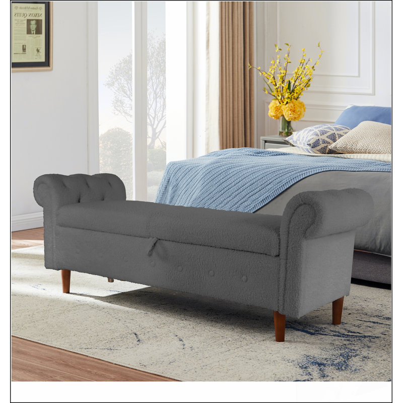 Banc de rangement multifonctionnel rectangulaire