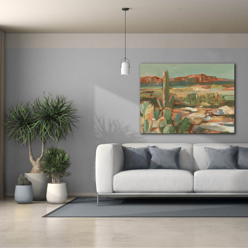«Pop Desert 1» par Ethan Harper, art mural sur toile, H 40 po x l 54 po