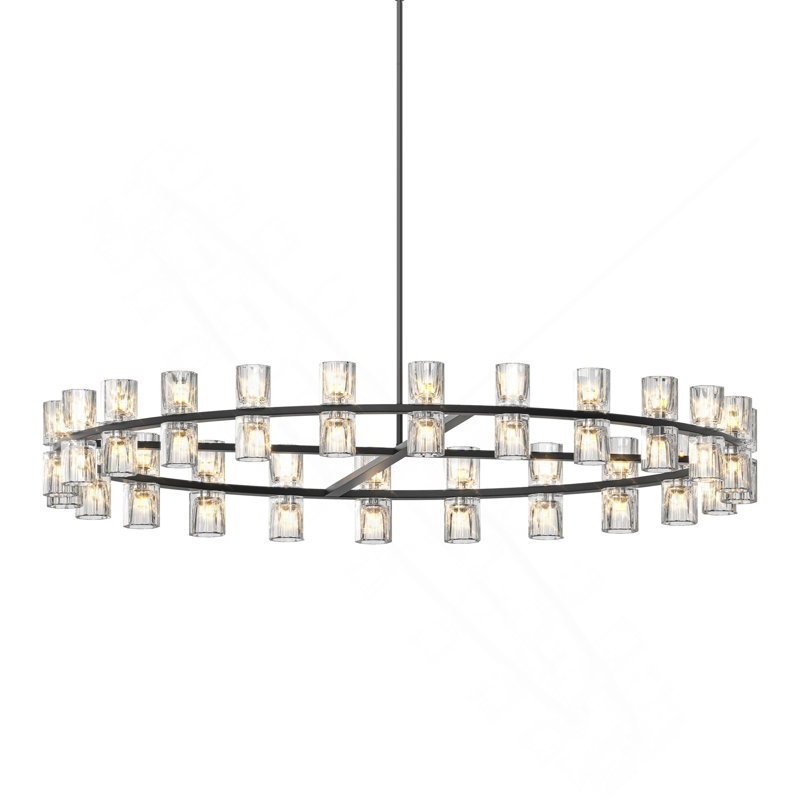 Lustres de luxe en cristal, salon, lumières décoratives, éclairage de salle à manger moderne et simple, pour la décoration intérieure