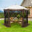 6-Sided Pop Up Gazebo Tent, Waterproof UV Protected Screen Tent-111061210