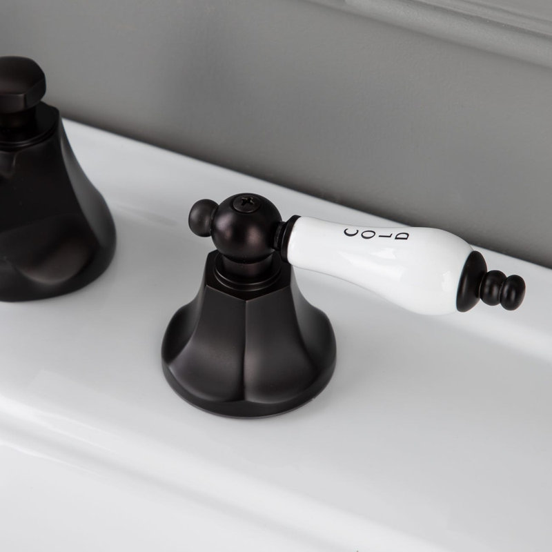 Widespread 2-handle Bathroom Faucet, Oil Rubbed Bronze