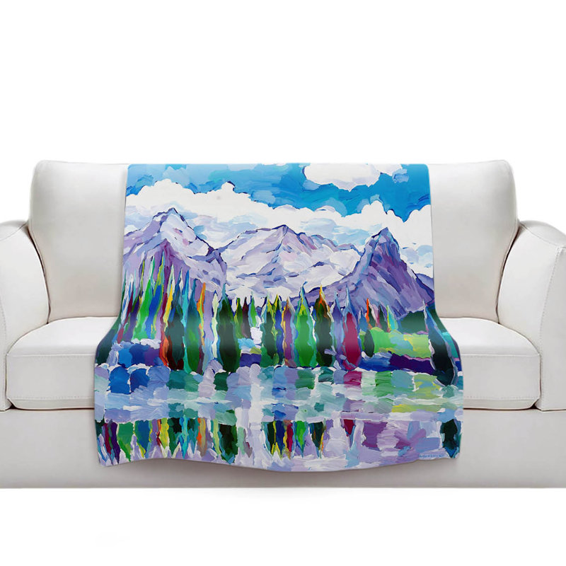 Couverture sherpa sentries doux paysages, l 68 po x L 80 po
