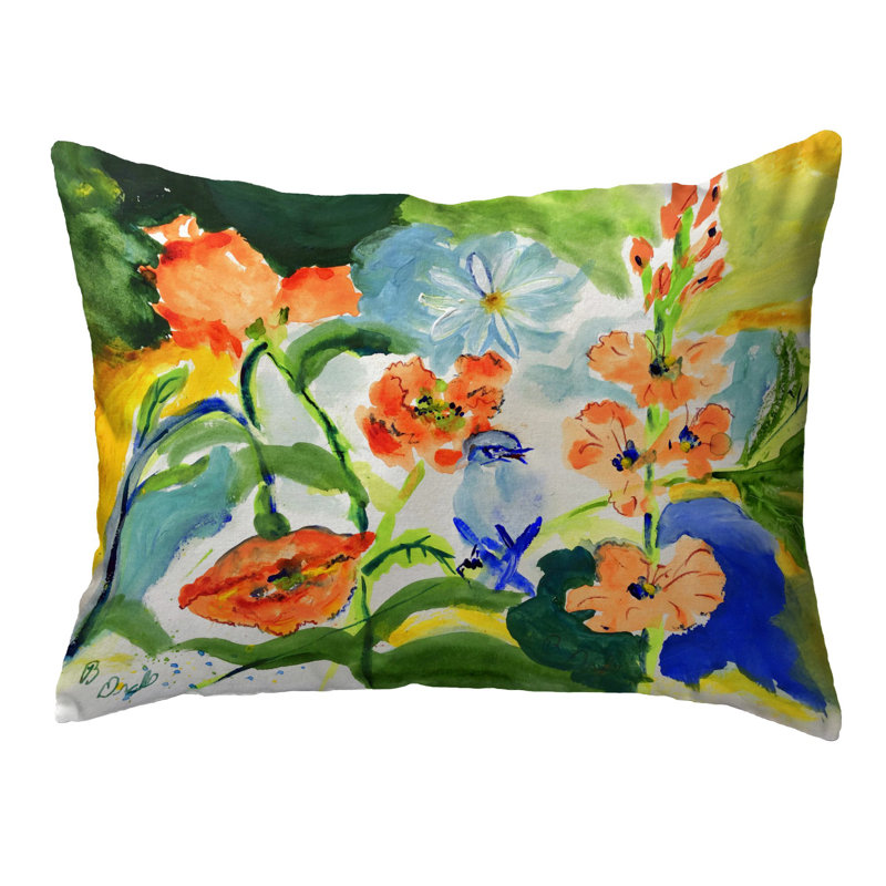 Outdoor Rectangular Pillow Cover & Insert, 11" x 14"