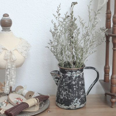 Vintage Flower Vase for Decor ,Pitcher Vase for Centerpiece,Tabletop Farmhouse Decor for Home