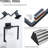 Bathroom Hardware Set 2-Pieces With Toilet Paper Holder, Towel Ring Bath Accessories Set Wall Mounted In Matte Black-121793975