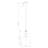 Tasio Brass Pendant Light With Clear Decanter Glass Shade