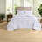 Luxurious White Bedding Sets, Polyester King Size, Transitional Design
