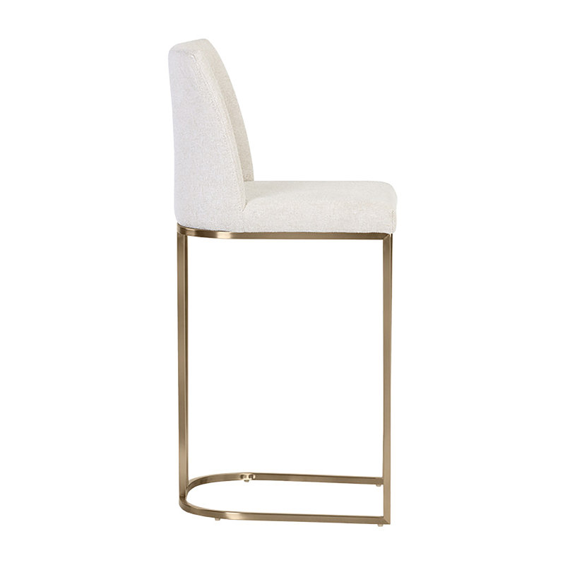 Rayla Upholstered Stool with Metal Frame