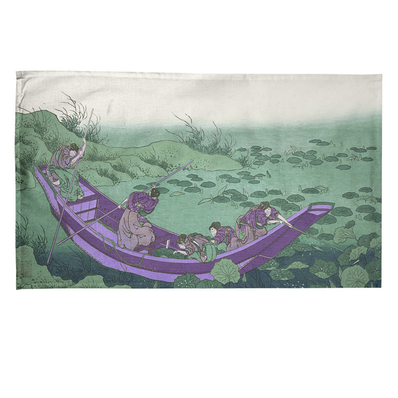 Hague Tea Towel Kitchen Towel, Poly Twill, Purple