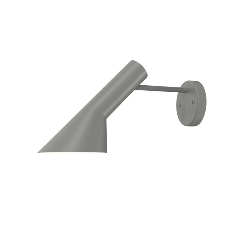 AJ Wall Light, Warm Gray, Without Switch