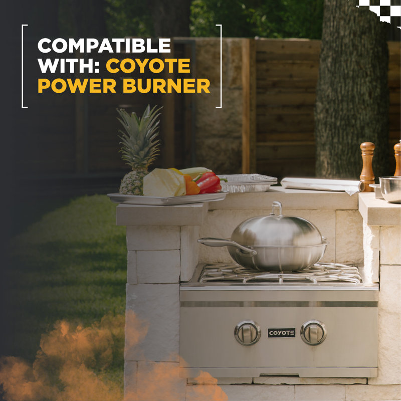 Coyote Grills 24.88'' W x 22.75'' D Stainless Steel Insulated Jacket