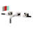Kingston Brass Concord Two-Handle 3-Hole Wall Mount Bathroom Faucet-50579856-115315623