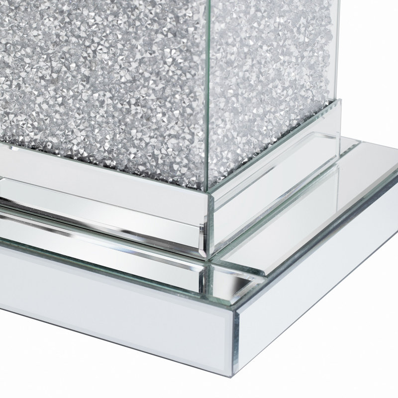Table de bout en miroir