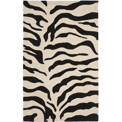 Christoper Hand Tufted Wool Pile Animal Print Rug