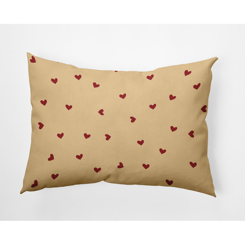 Polyester Indoor/Outdoor Throw Pillow, 14"H x 20"W, Rectangular