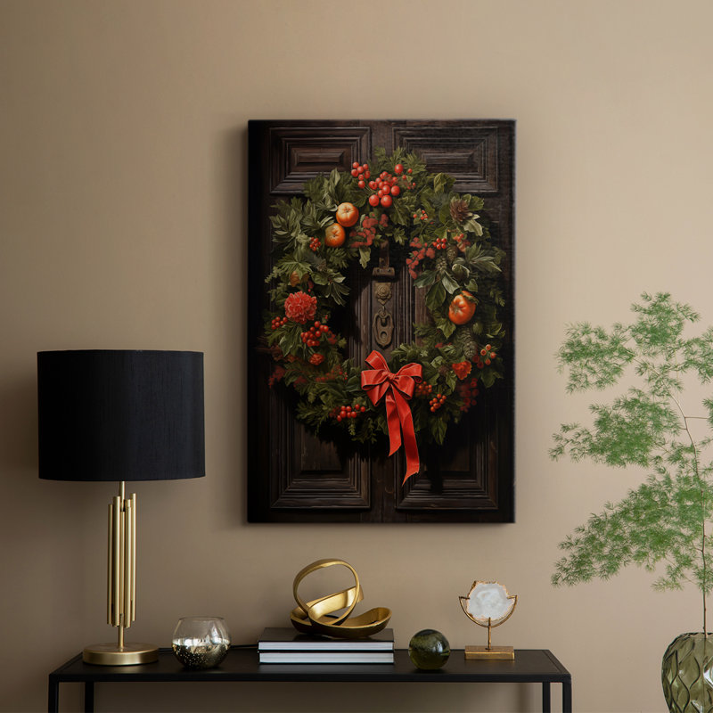 Art des Fêtes de Noël DCLXI - galerie sur mesure Cavas, H 18 po x l 12 po