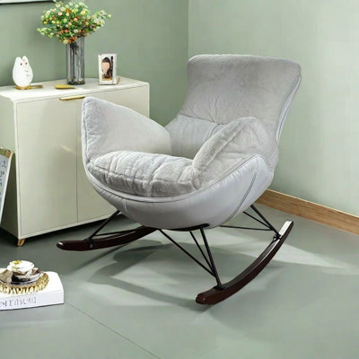Italian light luxury living room rocking chair