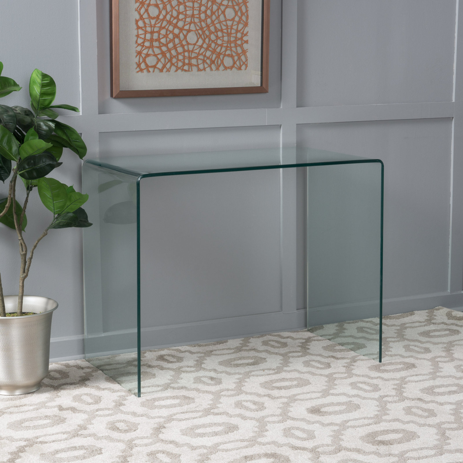 Arvani Console Table, 29.5" H x 37.5" W x 19.7" D