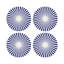 Constellations Point Pebble 16" Vinyl Placemat