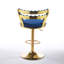 Chaise de bar moderne avec pieds en fer de couleur dorée (sans table)-289161915