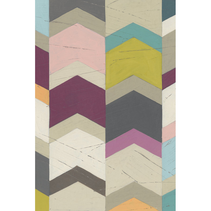 Confetti Prism II 1 Piece Wrapped Canvas Painting, 91cm H x 61cm W