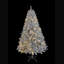 Arbre de Noël artificiel pré-éclairé 6 pi, arbre complet à charnières avec support en métal, 800 branches, 300 lumières DEL, 11 modes d'éclairage, arbre de décoration des Fêtes pour l'intérieur et l'extérieur-98782711