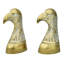 Handmade Americana Brass-Art Eagle Bookends- A Pair