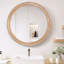 Miroir mural rond 27,5 po pour meuble-lavabo