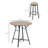 Perino 4 - Person Four Leg Base Dining Set-1204232931