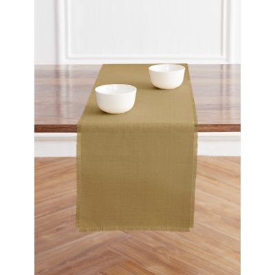 Fringe - 100% Pure Linen Table Runner