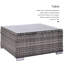 Ufomba 5 Seater Rattan Sofa Set