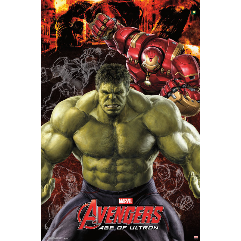 Impression sur papier 2 hulk avengers
