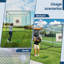 Cage de filet de pratique de golf avec cadre en métal pour ensemble de jeu extérieur 118 po x 118 po x 118 po Ostreici
