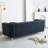 87.01"W Modern Tufted Velvet Sofa-1116233940