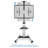 Mount-It Mobile TV Stand for Flat Screen TVs | Height Adjustable Rolling TV Cart for 32 - 70 in.