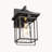 Modern 1-Light Glass Iron Outdoor Sconce Light Lantern Wall Mount Sconce-1983597915