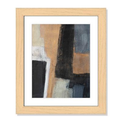 Karl Metallic Slate I Framed On Paper by  Print